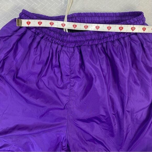 Vintage Marmot Purple Nylon Windbreaker Pants Unisex Medium  Retro 90s Track - Picture 4 of 12